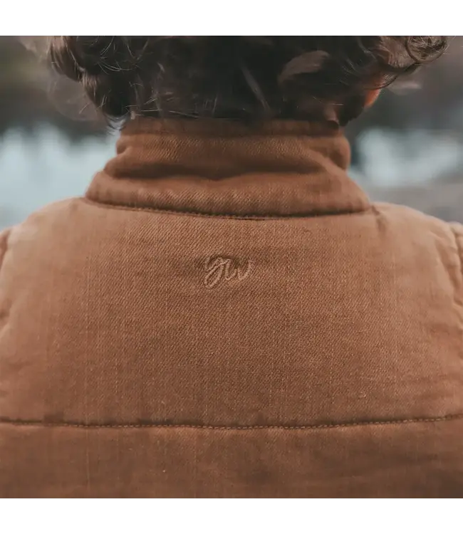 Your wishes - Stretch twill bodywarmer Chai
