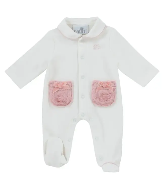Natini - Babygrow Minnie Offwhite/Pink