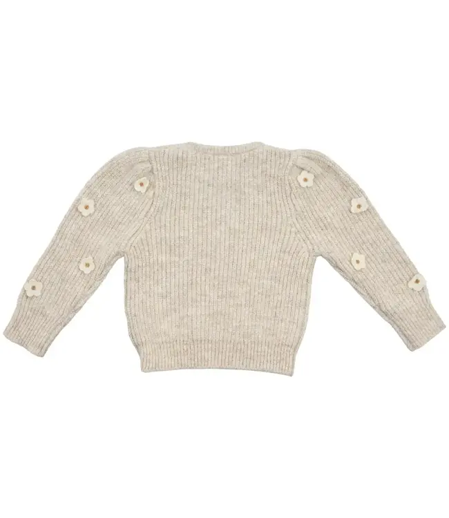 Natini - Pull flowers Light beige
