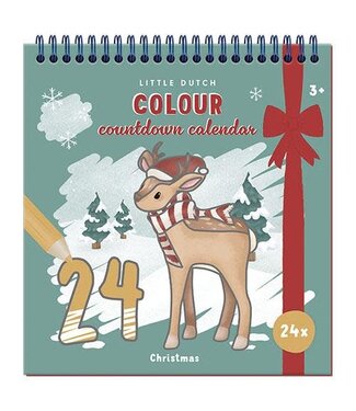 Little Dutch Little Dutch - Kleurboek Advent countdown calender