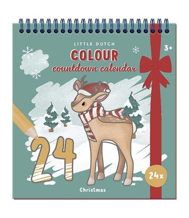 Little Dutch - Kleurboek Advent countdown calender