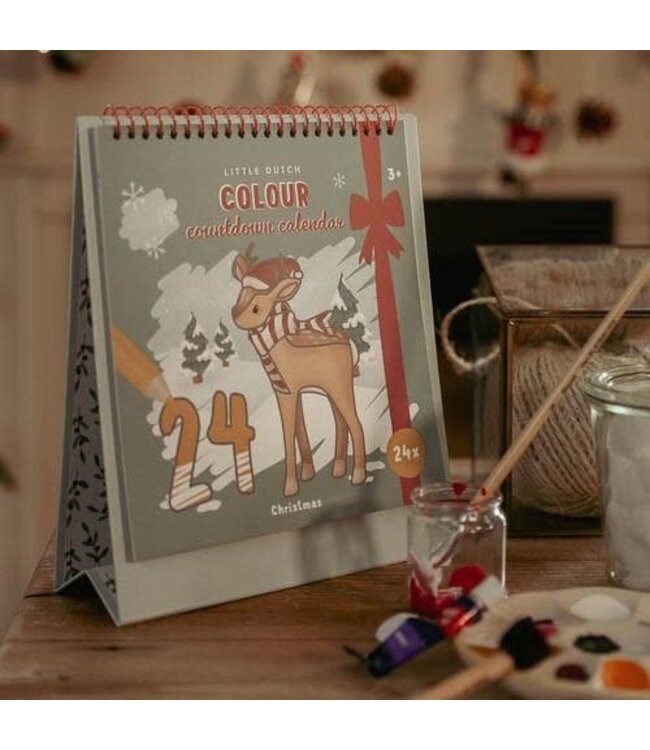 Little Dutch - Kleurboek Advent countdown calender