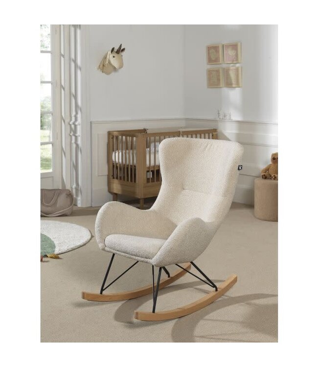 Vipack- Jaxx ROCKY SCHOMMELSTOEL MAXI  BEIGE BOUCLÉ