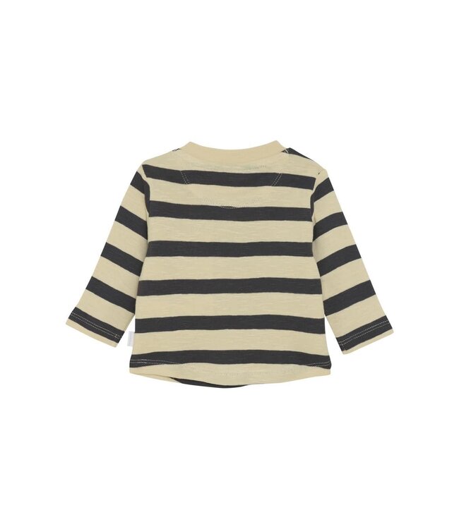 Noppies - Tee Safa long sleeve stripe wood