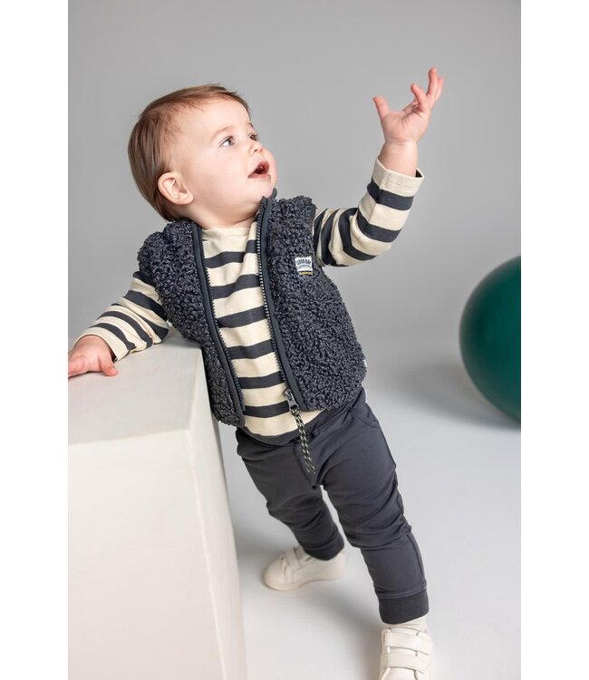 Noppies - Tee Safa long sleeve stripe wood