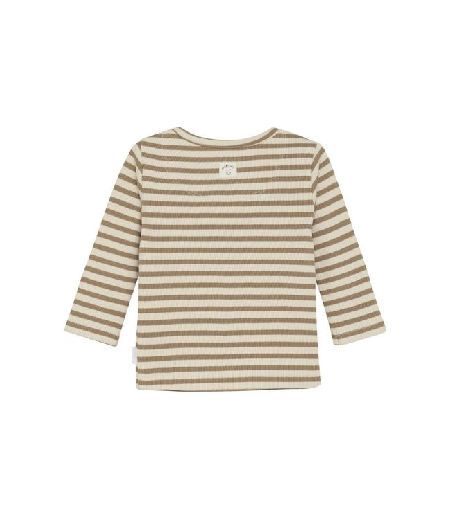 Noppies - Tee Seguin Stripe brown
