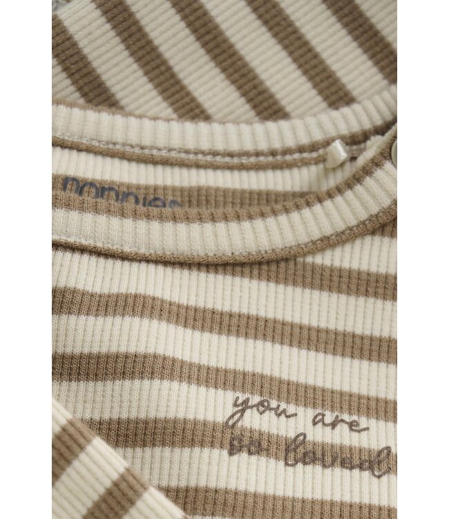 Noppies - Tee Seguin Stripe brown