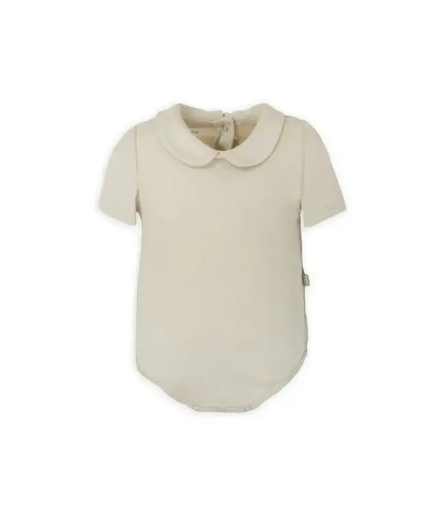Bamboom - Baby Bodysuit Ronde Hals Korte Mouwen - ZAND 10