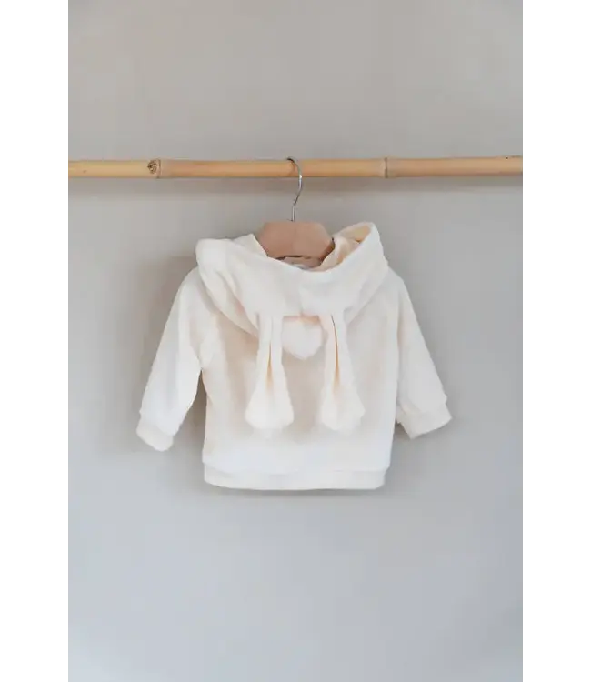 Bamboom - Velvet Vest met oren in - Ivoor 29