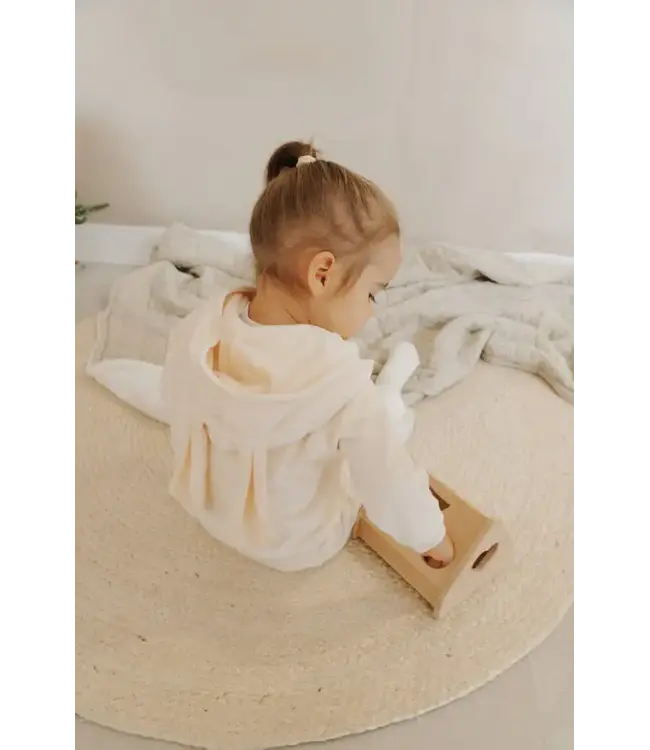 Bamboom - Velvet Vest met oren in - Ivoor 29