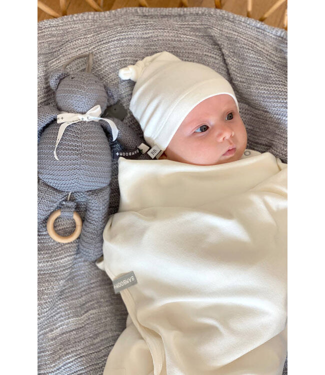 Bamboom - clinica CREAM Deken newborn 75x100