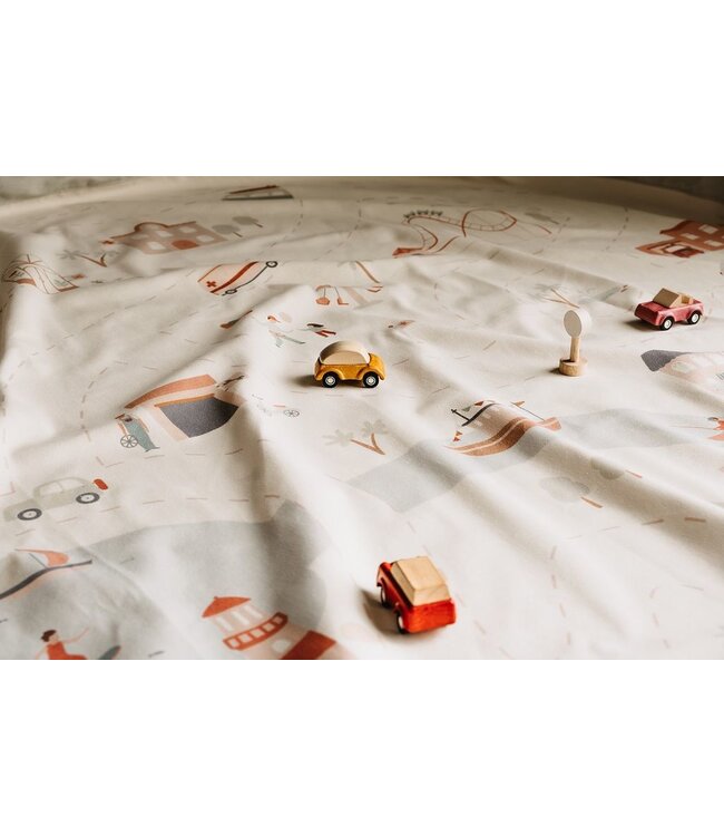 Play & Go - Noomad  City map opbergzak/speeltapijt - 140 cm