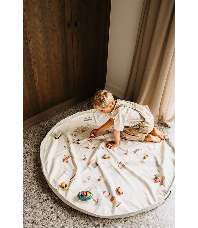 Play & Go - Noomad  City map opbergzak/speeltapijt - 140 cm