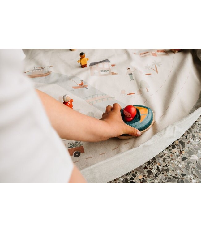 Play & Go - Noomad  City map opbergzak/speeltapijt - 140 cm