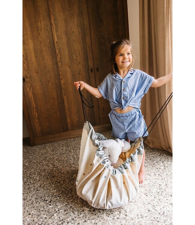 Play & Go - Noomad  World map colour opbergzak/speeltapijt - 140 cm