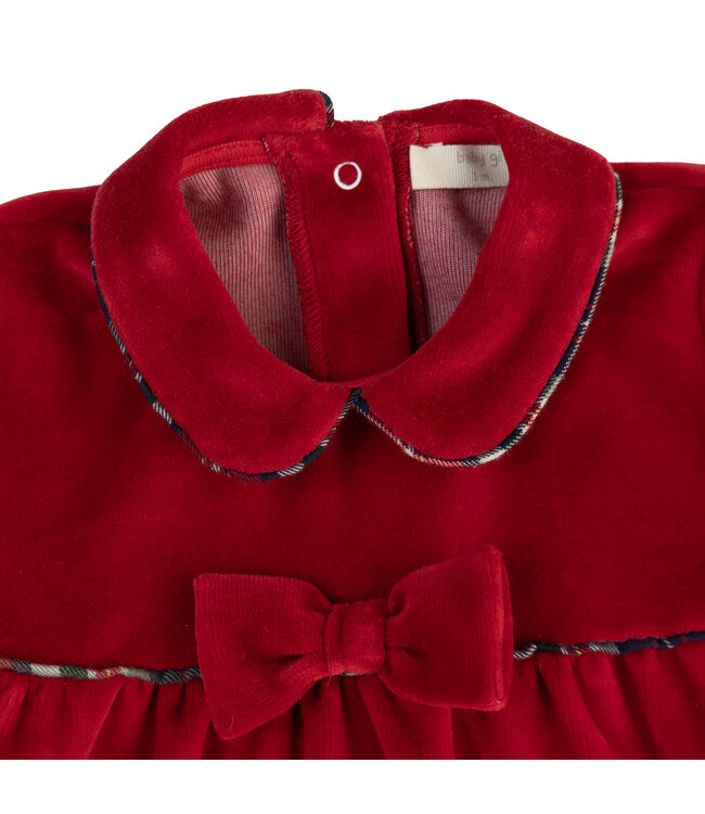 Baby Gi - Prancer two-piece red bow