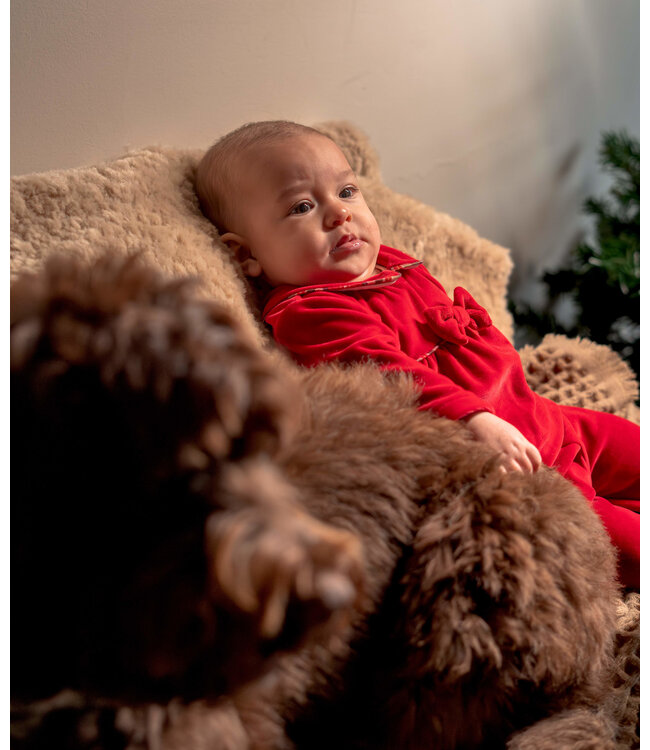 Baby Gi - Prancer two-piece red bow