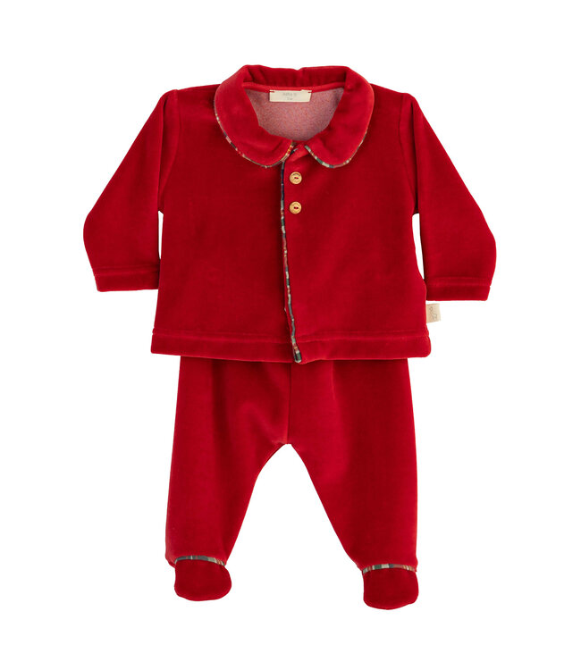 Baby Gi Baby Gi - Prancer two-piece red