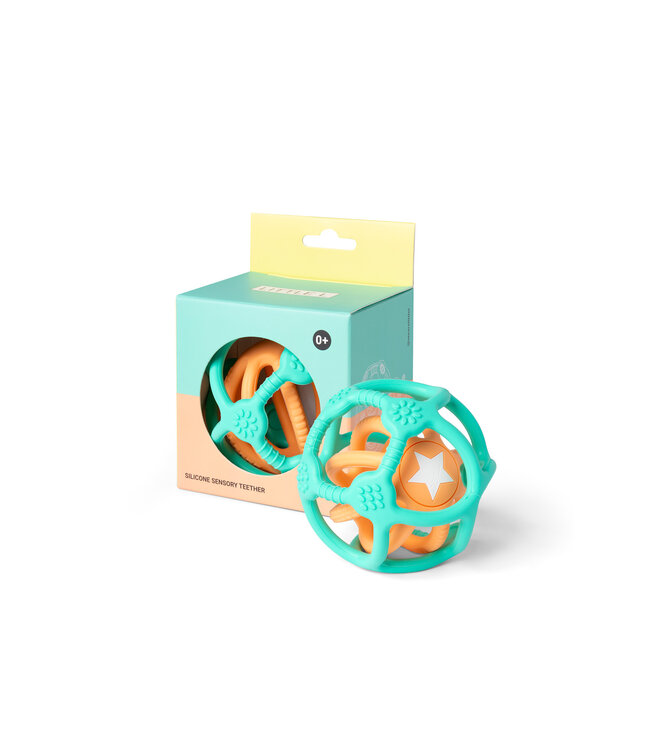 Little L Soft Toys - Sensory toys Ballen - Groen/Oranje