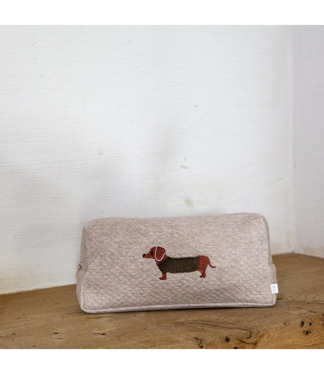 Living Nature - Toilettas  Teckel Max sweater KAKI