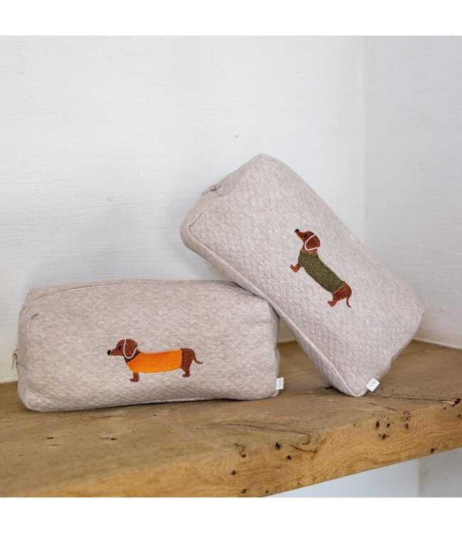 Living Nature - Toilettas  Teckel Max sweater KAKI