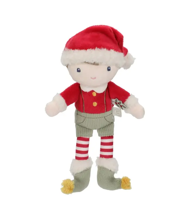 Little Dutch - Kerstboek met knuffel Jim - Giftset