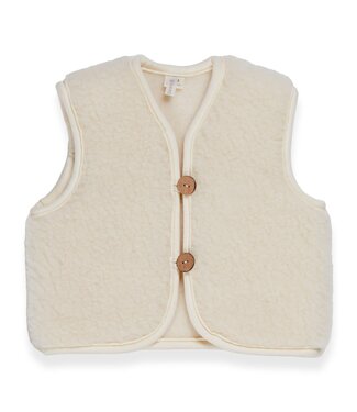 Quax Quax - Teddy Jacket 3-6M Mini Merino Cream