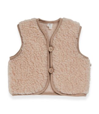 Quax Quax - Teddy Jacket 3-6M Mini Merino Nutmeg