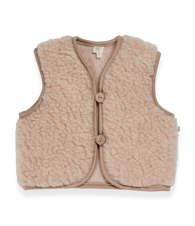 Quax - Teddy Jacket 3-6M Mini Merino Nutmeg