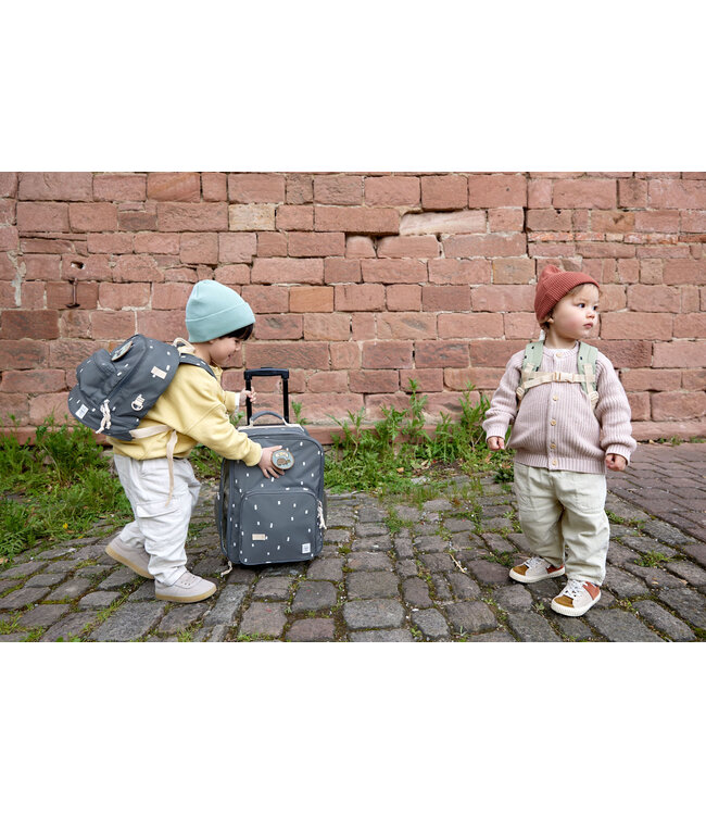 Lässig  - Trolley Happy Prints midnight blue