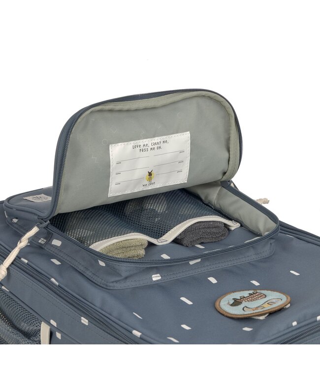 Lässig  - Trolley Happy Prints midnight blue