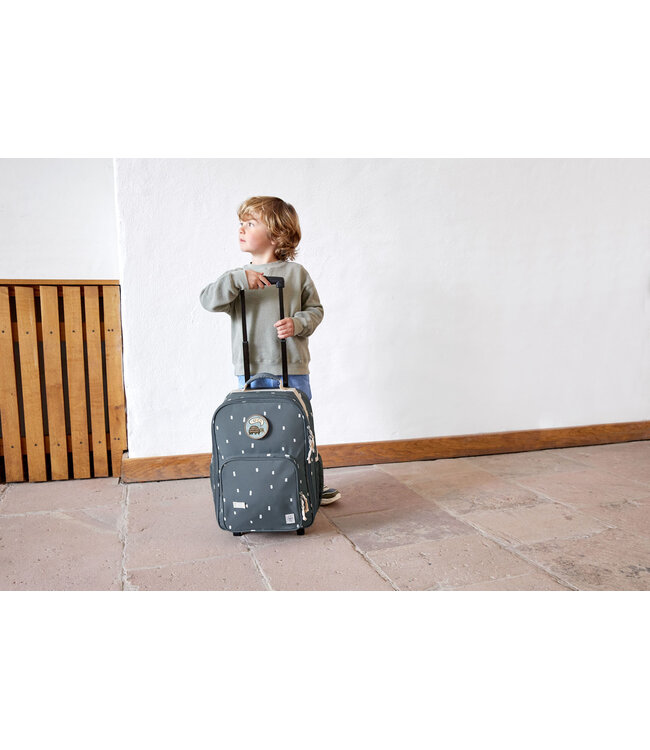 Lässig  - Trolley Happy Prints midnight blue