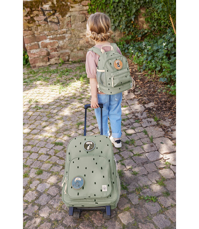 Lässig  - Trolley Happy Prints light olive