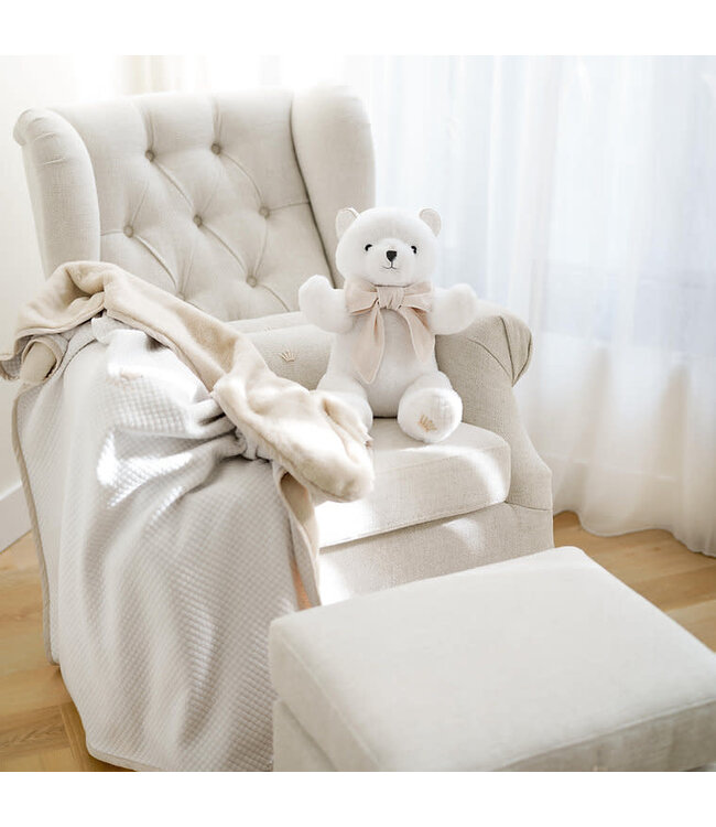 My First Collection - Zoë fur teddy bear White