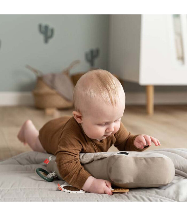 Done by Deer - Tummy time activity toy, Croco Sand