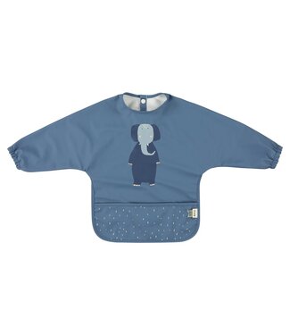 Trixie Trixie - 96-330  Waterproof long sleeve bib - Mrs. Elephant