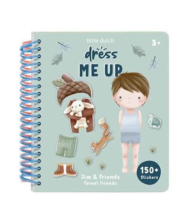 Little Dutch Little Dutch - Aankleed-en stickerboek - Forest friends