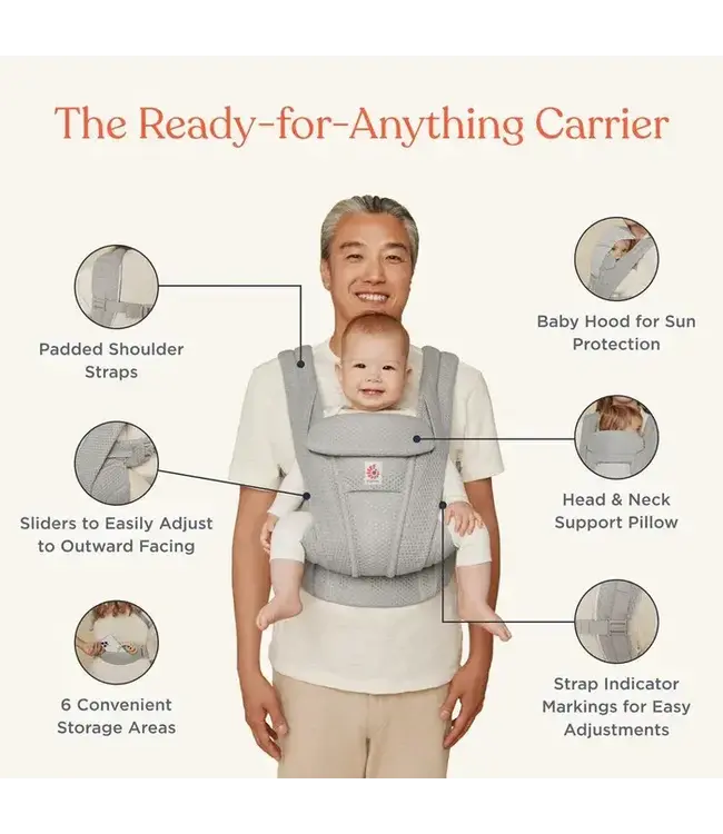 Ergobaby - Omni Deluxe Mesh - Camel