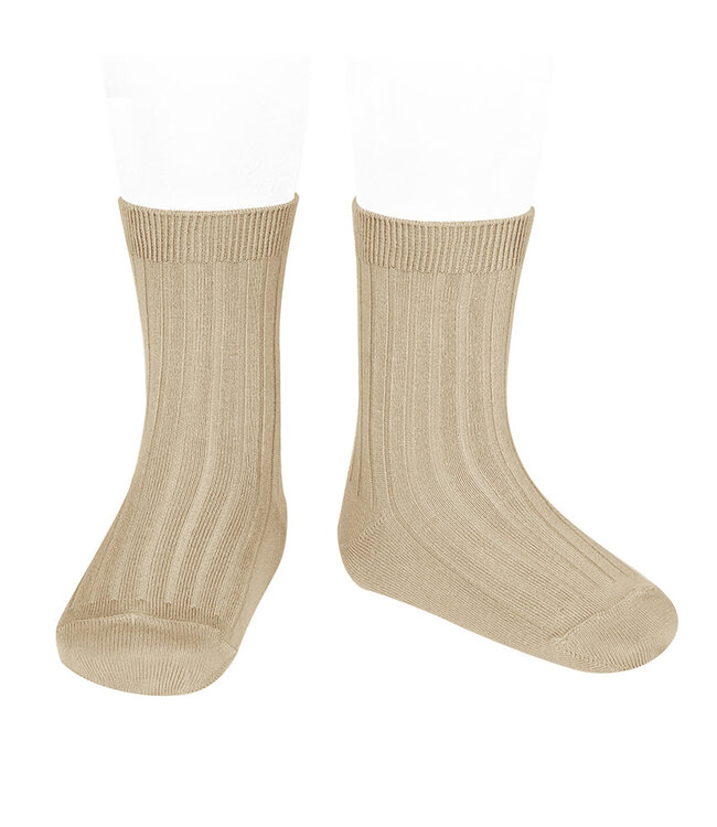 Condor - Basic rib short socks 316