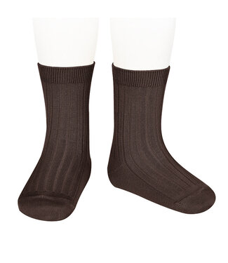 Condor Condor - Basic rib short socks 390