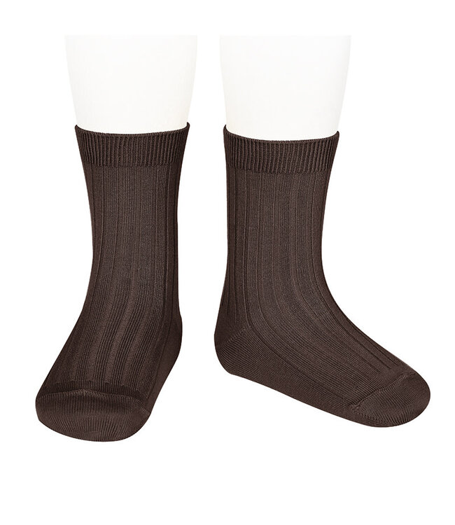 Condor Condor - Basic rib short socks 390