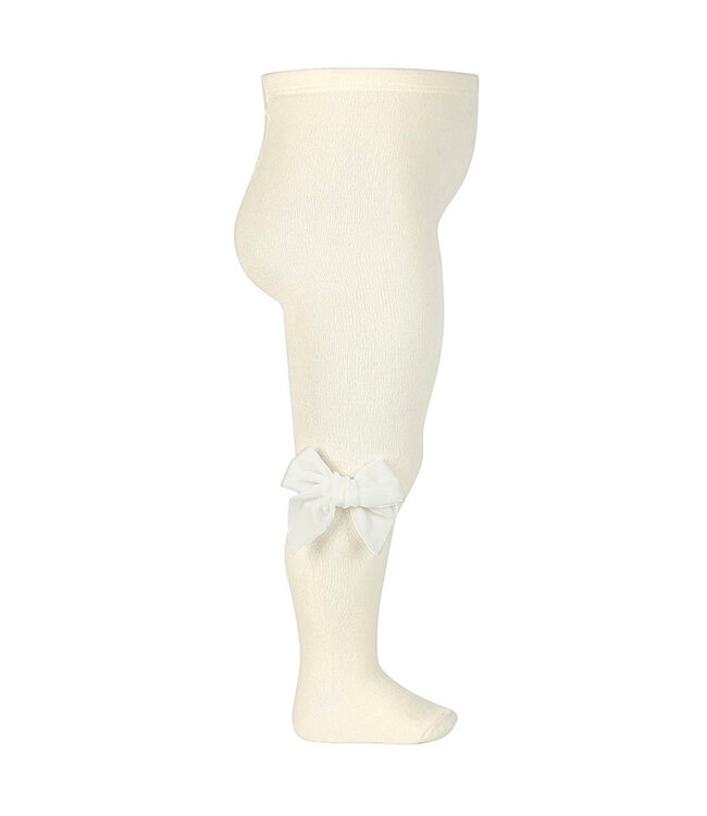 Condor - Cotton tights with bow 303