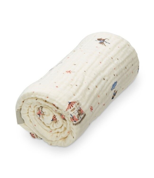 Cam Cam Cam Cam Copenhagen - Muslin Baby blanket Gots Carousel