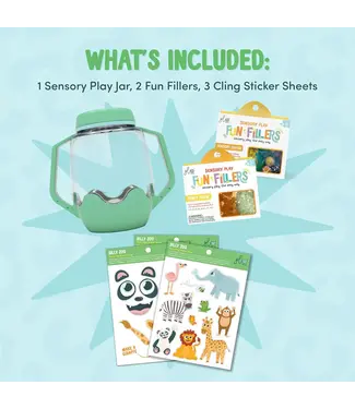 Glo Pals Glo Pals - DIY jarset green Zoo