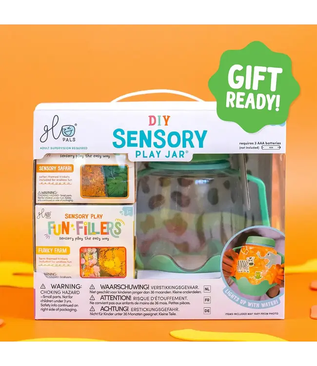 Glo Pals - DIY jarset green Zoo