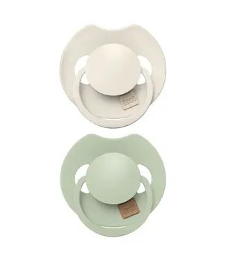 Difrax DIFRAX - Fopspeen Dynamisch 0-6 maanden Prime coconut/pistacio