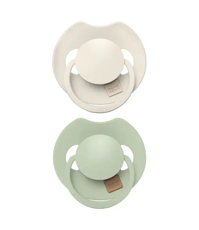 DIFRAX - Fopspeen Dynamisch 0-6 maanden Prime coconut/pistacio