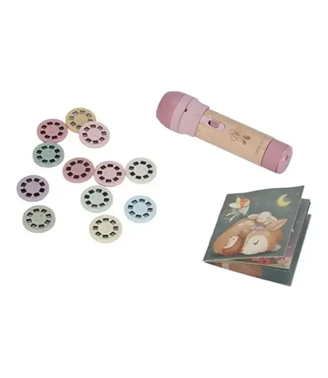 Little Dutch - Verhalen projector zaklamp - Roze