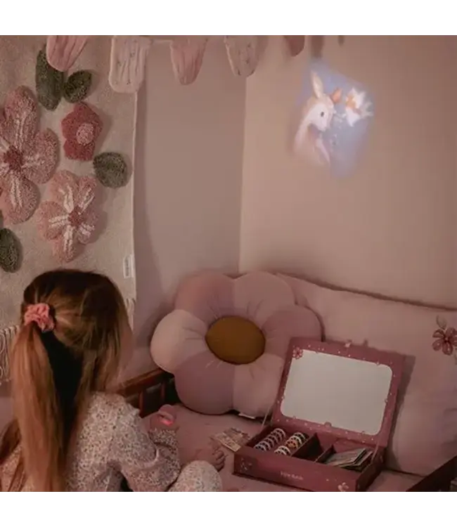 Little Dutch - Verhalen projector zaklamp - Roze