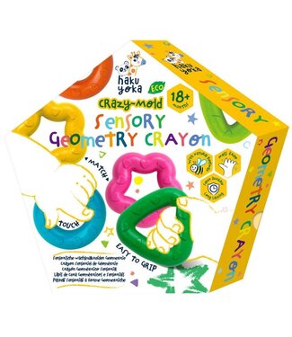Haku Yoka Haku Yoka -  6 Sensory geometrische krijtjes